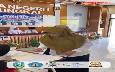 Pemilihan Ketua OSIS SMAN 1 Bungkal 2026/2027 Berlangsung Demokratis