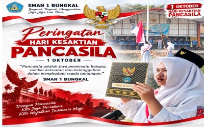Upacara Hari Kesaktian Pancasila 2026, SMAN 1 Bungkal Teguhkan Komitmen Menjaga Nilai Pancasila